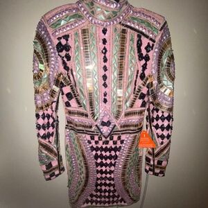 ASOS Frock and Frill Embellished Mini Dress